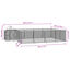 vidaXL Perrera de exterior con toldo acero galvanizado plata 10x6x2,5m, , large indicador imagen numero 9